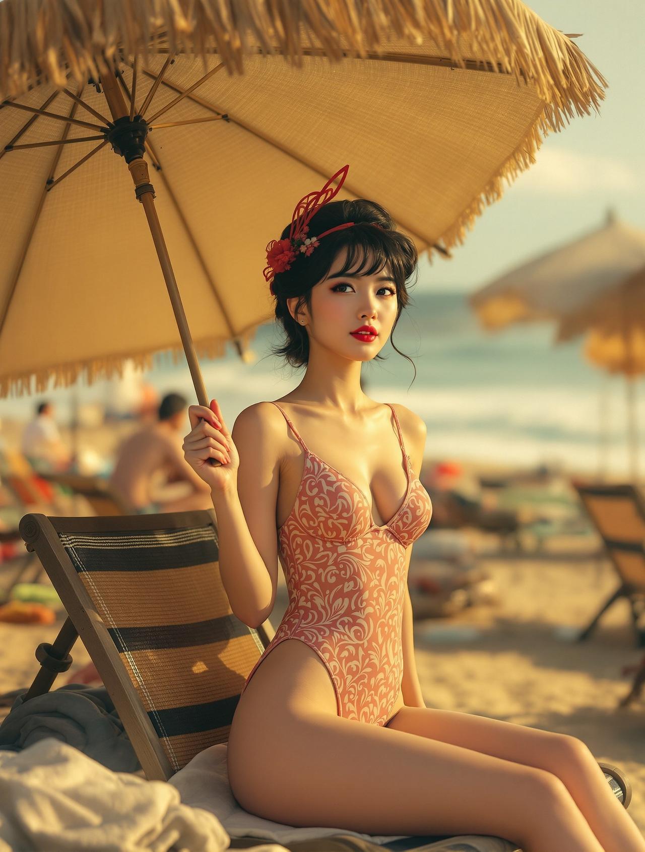 福利电影 - 复古泳装港风大片 - 泳装写真作品